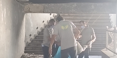 Ofis Yaya Alt Geçidi’nde Temizlik Çalışması
