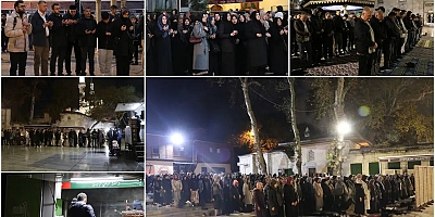 Öğrenci ve veliler Gazze için sabah namazında buluştu