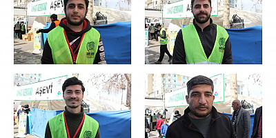 Öğrenciler depremzedeler için günlerdir gönüllü olarak bulaşık yıkıyorlar