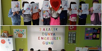 OKUL ÖNCESİ ÇOCUKLARDAN DÜNYA ENGELLİLER GÜNÜ ETKİNLİĞİ