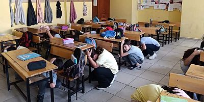 Okullarda eş zamanlı afet tatbikatı yapılacak