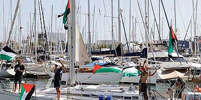 Onlarca tekne Gazze için Akdeniz’de yola çıktı