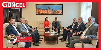 Organize Sanayi Bölgesi Yönetimi, DEM Parti Eş Başkanlarına Nezaket Ziyareti Gerçekleştirdi