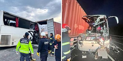 Osmaniye'de yolcu otobüsü tıra çarptı: 6 ölü, 11 yaralı