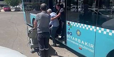 Otobüste fenalaşan yolcuyu otobüs şoförü hastaneye yetiştirdi