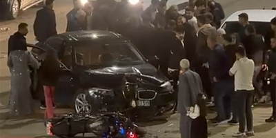 Otomobil ile motosiklet çarpıştı: Bir yaralı