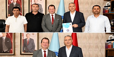 ÖZ BÜRO İŞ SENDİKASI İL YÖNETİMİNDEN DİCLE ÜNİVERSİTESİ REKTÖRÜNE ZİYARET