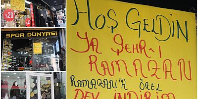 Ramazan ayına özel indirim kampanyası başlatan esnaftan dayanışma çağrısı