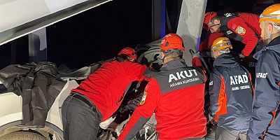 Rize’de feci kaza: 1 ölü, 1 ağır yaralı