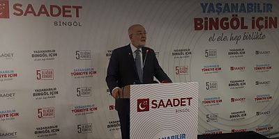 Saadet Partisi Genel Başkanı Temel Karamollaoğlu;  “Güvenlik, göç ve ekonomik sıkıntılar nüfusları azaltıyor”