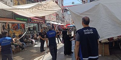 Sakarya Caddesi’nde Brandalar Kaldırıldı, Denetimler Sürüyor