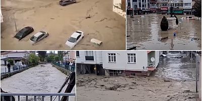 Samsun'da aşırı yağış sele yol açtı: Sel nedeniyle 12 kişi yaralandı