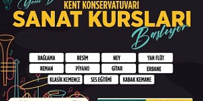 Sanat kurslarına kayıtlar başladı