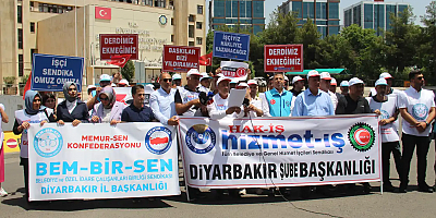 Sendikalar: Diyarbakır'daki işçi-memur kıyımlarına direneceğiz!