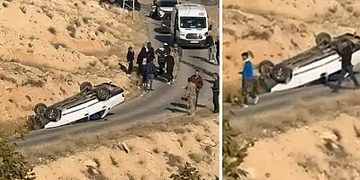 Siirt’te takla atan araçtaki 4 kişi yaralandı