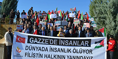 Siirt Üniversitesi, Gazze'nin çığlığına sessiz kalmadı