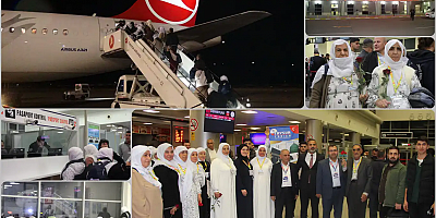 Şırnak’tan Medine’ye ilk defa direk uçuş yapacak umre adayları dualarla gönderildi