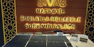Sivas’ta uyuşturucu operasyonunda 3 şüpheli tutuklandı