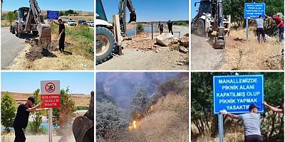 Sorumsuzluğun Bilançosu Ağır Oldu: Eğil’de Yangın Dehşetinin Ardından Yollar Taş Barikatlarla Kapatıldı