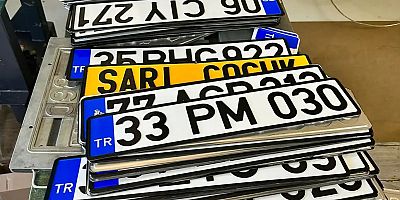 Standart dışı plakalara kesilen cezalar iptal edildi