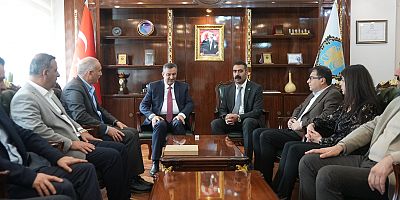Süleymaniye Valisi’nden Büyükşehir Belediyesine ziyaret