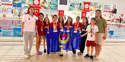 TED Diyarbakır Koleji Öğrencileri Yüzme Yarışlarında İl Birincisi Oldu