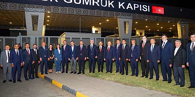 Ticaret Bakanı Bolat, Habur Sınır Kapısı'nda incelemelerde bulundu