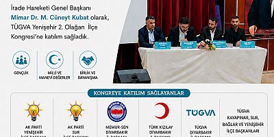 TÜGVA Yenişehir 2. Olağan İlçe Kongresi Geniş Katılımla Gerçekleştirildi
