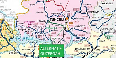 Tunceli-Ovacık kara yolu 2-3 gün trafiğe kapatılacak