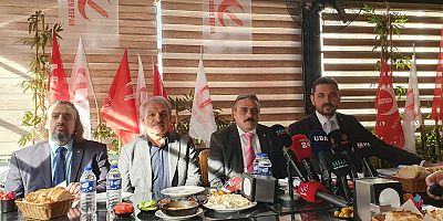 Türkiye'de bir İlk İki Belediye Başkan adayları birlikte Projelerini Basına açıkladılar.