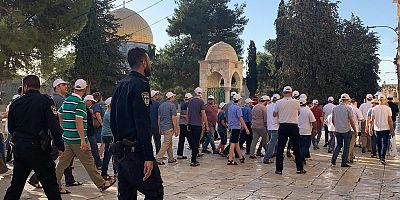 Türkiye'de dahil 8 ülkeden işgalcilerin Mescid-i Aksa saldırılarına tepki
