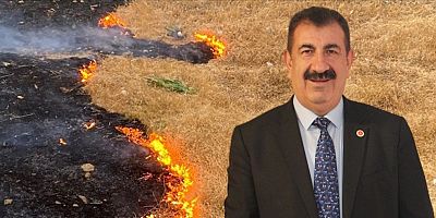 TÜRKYED Genel Başkanı Çelik’ten anız yakma uyarısı
