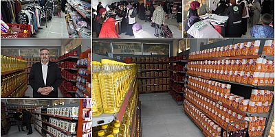 Umut Kervanı İstanbul'da ikinci sosyal marketini dualarla açtı