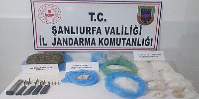 Uyuşturucu madde ve mühimmat ele geçirildi