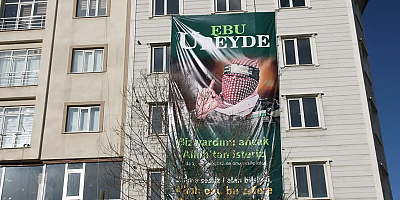 Van'da Ebu Ubeyde posteri asıldı