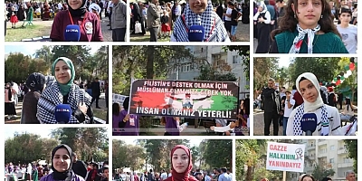 Vicdan sahibi öğrenciler: Gazze’nin her zaman yanındayız, Gazze muhakkak kazanacaktır