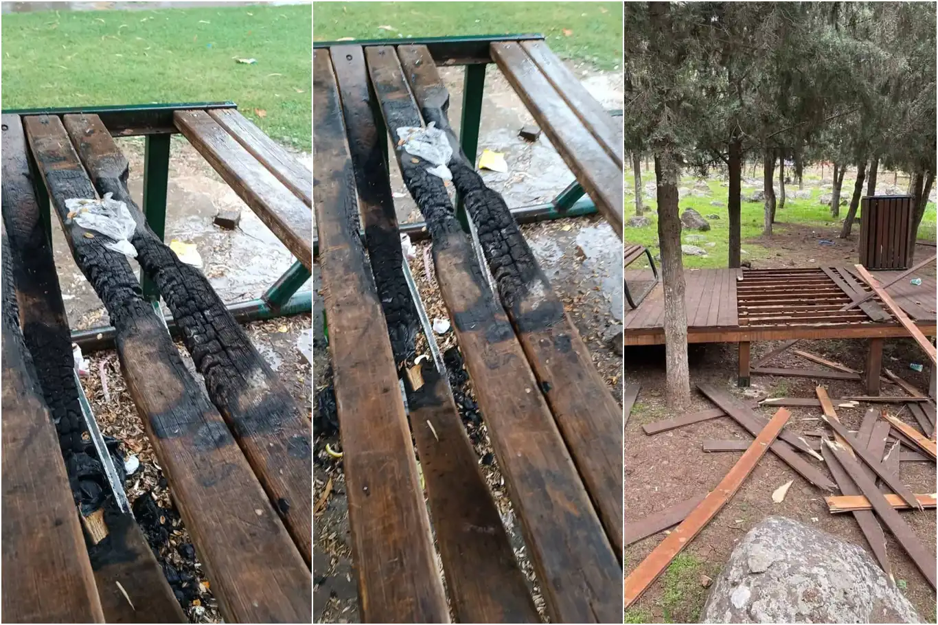 Viranşehir'de parklara zarar verilmesine tepki