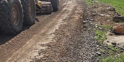 YAĞIŞ SONRASI KÖYLERDE YOĞUN MESAİ