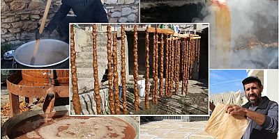 Yaklaşık 3000 yıllık geleneği sürdürüyorlar: pestil, sucuk, kesme, pekmez...