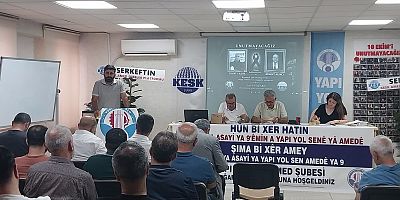 Yapı-Yol Sen Amed’de yeni dönem: Emekçilerin mücadelesi büyütülecek