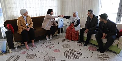 Yaşı ilerlemiş 400 yurttaşa ev ziyareti