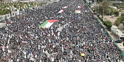 Yemen Gazze'ye destek için yine sahnedeydi