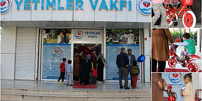 Yetimler Vakfı Dünya Yetimler Gününde minik yürekleri sevindirdi