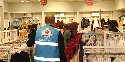 Yetimler Vakfı'ndan Diyarbakır'da yetim çocuklara kışlık giysi yardımı