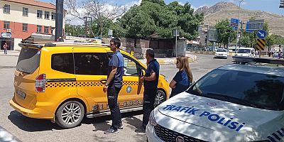 Zabıtadan korsan taksi denetimi