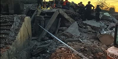 Zonguldak'ta bina çökmesinin ardından çevredeki 7 bina boşaltıldı