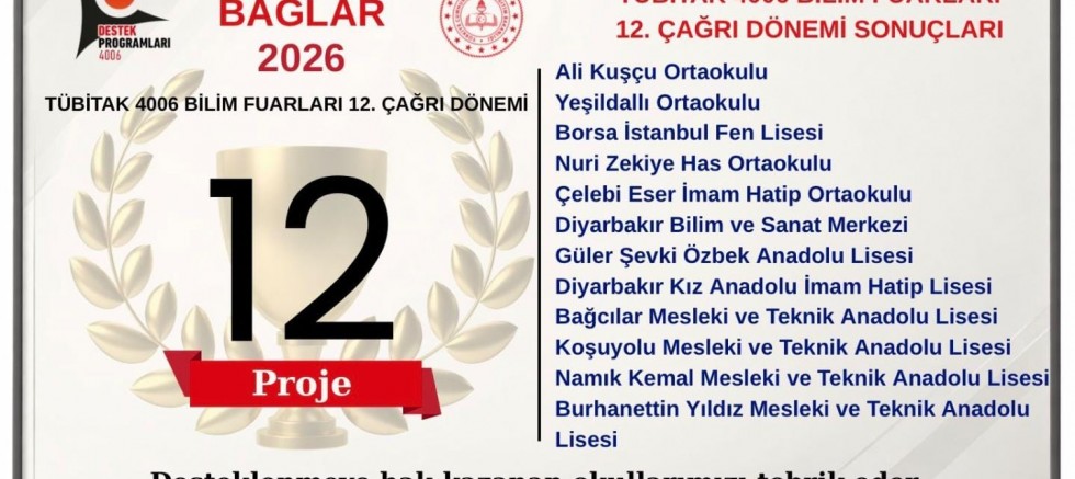 TÜBİTAK’ta Bağlar Adından Söz Ettiriyor