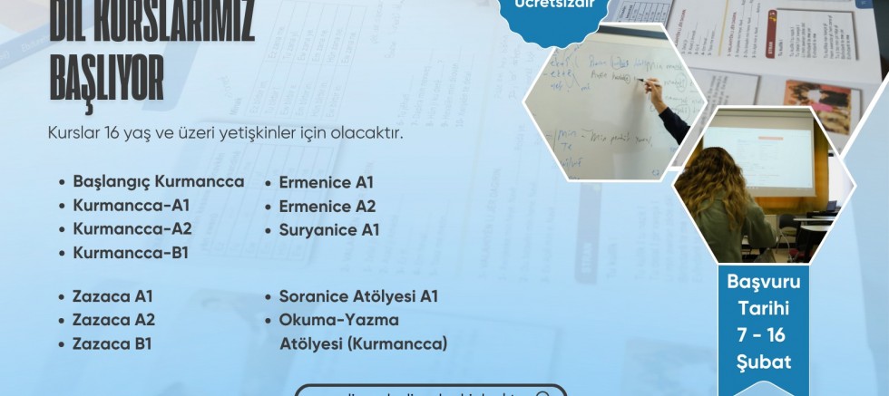Yeni dönem dil kursları başlıyor