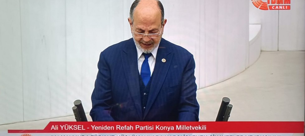 Yeniden Refah Partisi Konya Milletvekili, Almanya'da Türk ve Müslümanlara yönelik ırkçı saldırıları Meclis'te gündeme getirdi.
