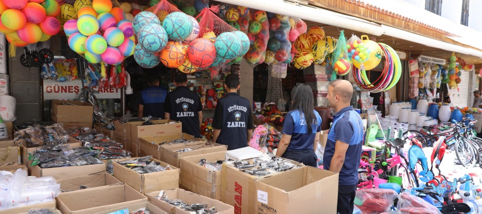Zabıtadan bayram öncesi maytap denetimi